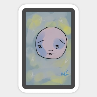 Moon-Baby Sticker